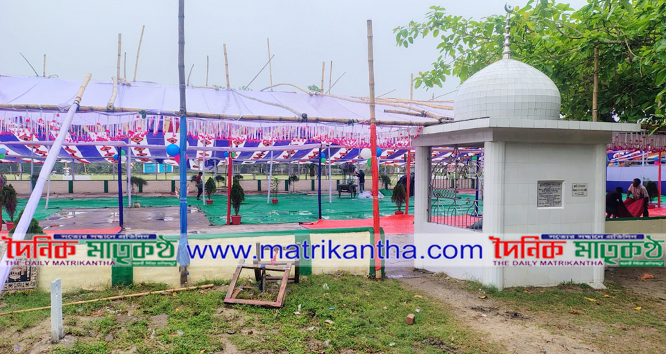 রাজবাড়ীতে বৃষ্টিতে ঈদের প্রধান জামাত পন্ড॥ অর্থের অপচয়রোধে স্থায়ী নির্মাণ প্যান্ডেল জরুরী